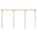 Pergola 385x40x205 cm bamboe