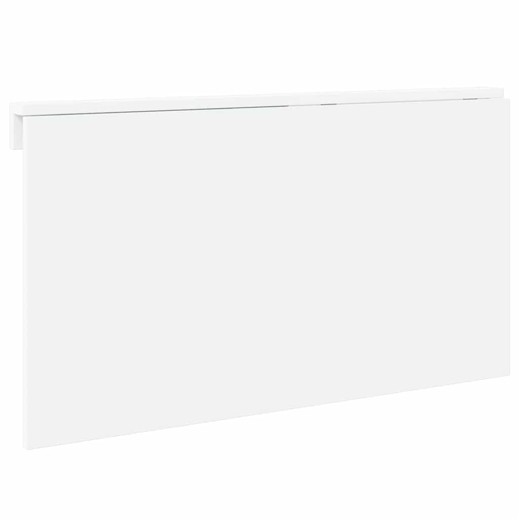 Wandtafel inklapbaar 100x60x56 cm bewerkt hout hoogglans wit