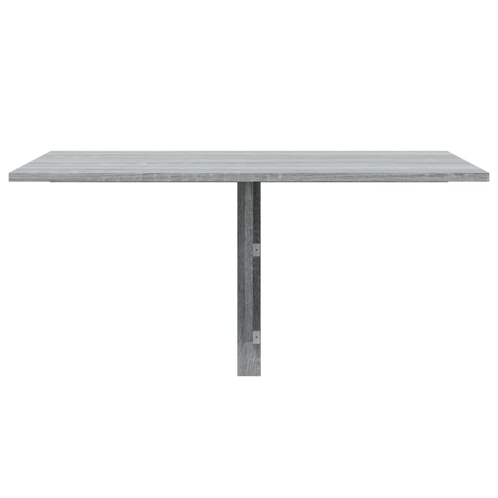 Wandtafel inklapbaar 100x60x56 cm bewerkt hout grijs sonoma