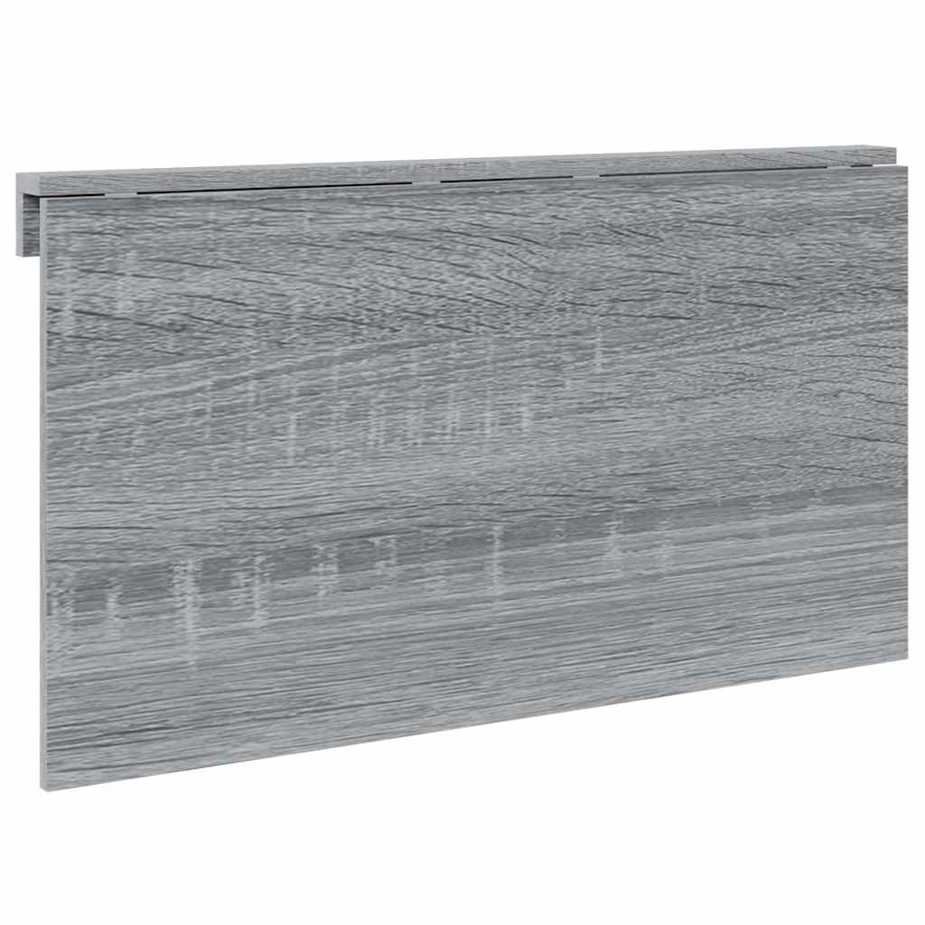 Wandtafel inklapbaar 100x60x56 cm bewerkt hout grijs sonoma