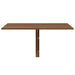 Wandtafel inklapbaar 100x60x56 cm bewerkt hout bruineiken