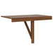 Wandtafel inklapbaar 100x60x56 cm bewerkt hout bruineiken
