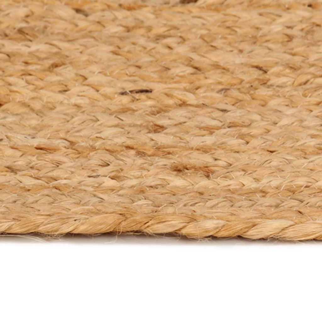 Tapijt rond 180 cm gevlochten jute