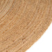 Tapijt rond 180 cm gevlochten jute