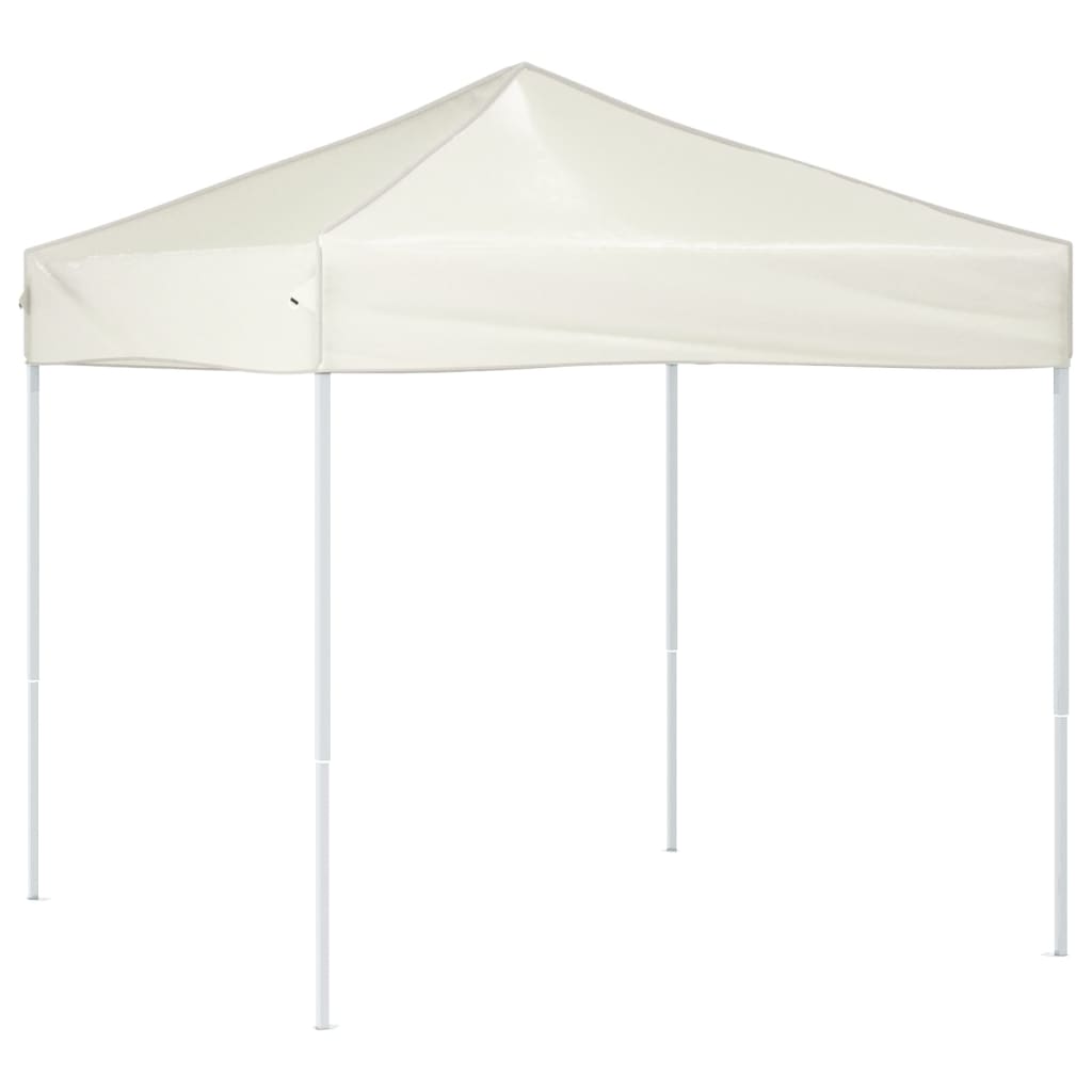 Partytent inklapbaar 2x2 m crèmekleurig