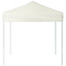 Partytent inklapbaar 2x2 m crèmekleurig