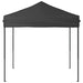 Partytent inklapbaar 2x2 m antracietkleurig
