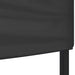 Partytent inklapbaar 2x2 m antracietkleurig