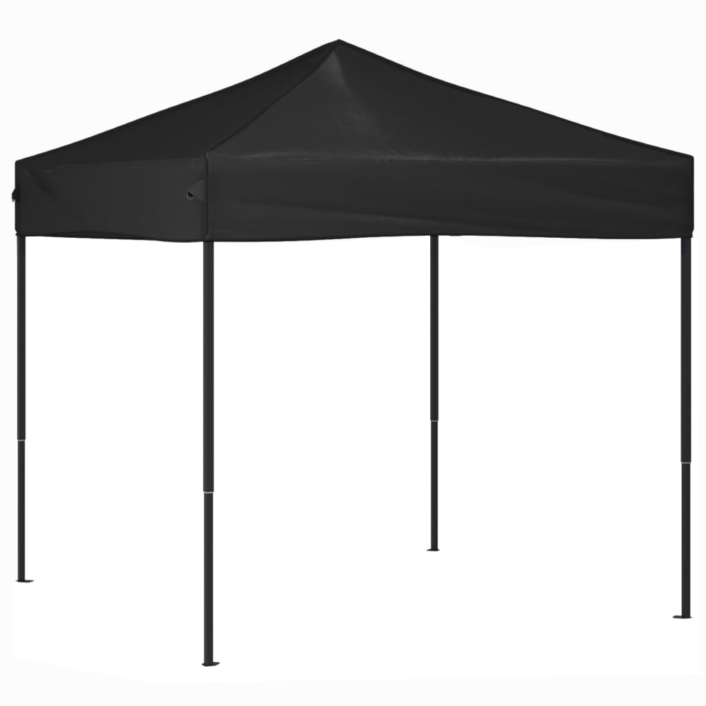 Partytent inklapbaar 2x2 m zwart