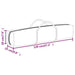 Partytent inklapbaar met zijwanden 2x2 m blauw