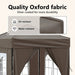 Partytent inklapbaar met zijwanden 2x2 m taupe