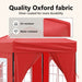 Partytent inklapbaar met zijwanden 2x2 m rood
