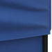 Partytent inklapbaar met zijwanden 2x2 m blauw