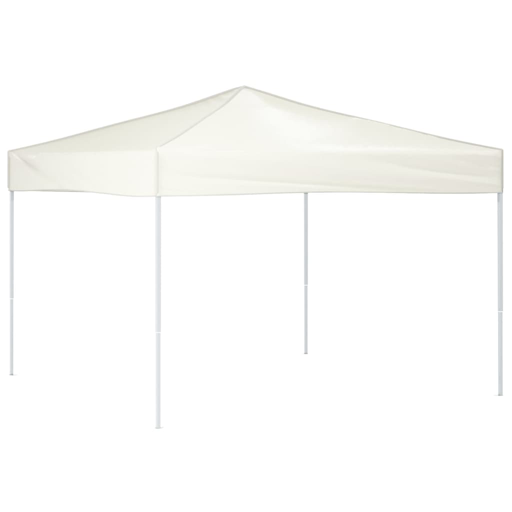 Partytent inklapbaar 3x3 m crèmekleurig
