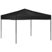 Partytent inklapbaar 3x3 m zwart