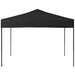 Partytent inklapbaar 3x3 m zwart
