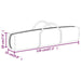 Partytent inklapbaar 3x3 m zwart
