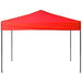 Partytent inklapbaar 3x3 m rood