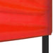 Partytent inklapbaar 3x3 m rood