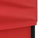 Partytent inklapbaar met zijwanden 3x3 m rood