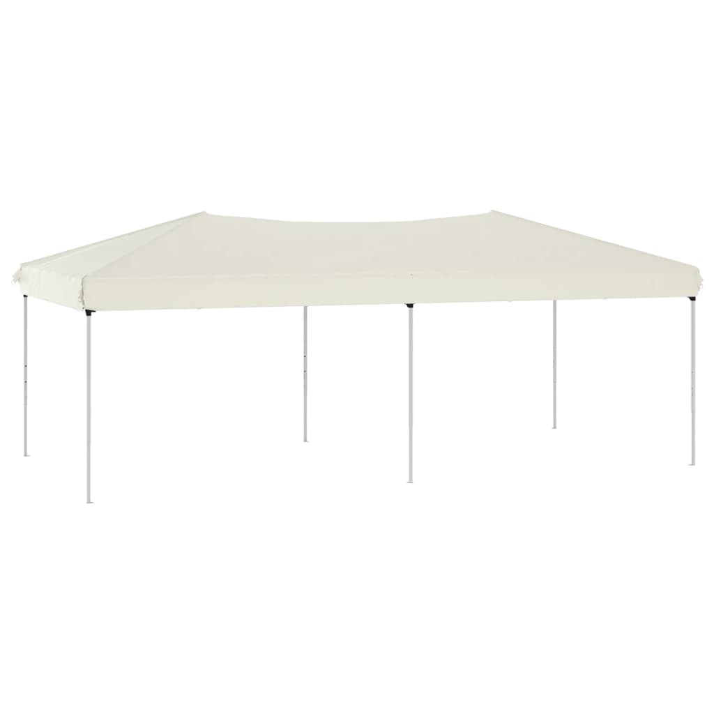 Partytent inklapbaar 3x6 m crèmekleurig
