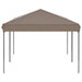 Partytent inklapbaar 3x6 m taupe