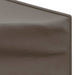 Partytent inklapbaar met zijwanden 3x6 m taupe