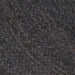 Vloerkleed handgemaakt rond 180 cm jute donkergrijs