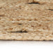 Vloerkleed handgemaakt 210 cm gevlochten jute