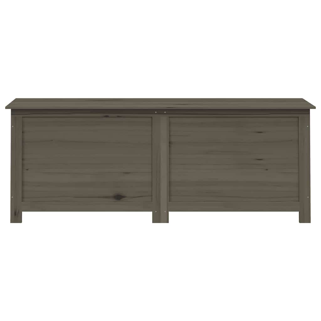 Kussenbox 150x50x56 cm massief vurenhout antracietkleurig