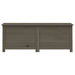 Kussenbox 150x50x56 cm massief vurenhout antracietkleurig