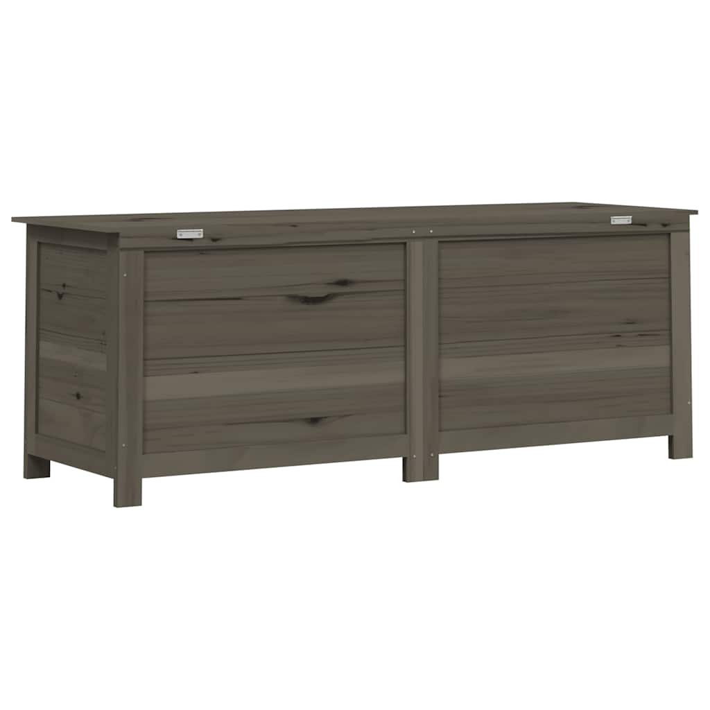 Kussenbox 150x50x56 cm massief vurenhout antracietkleurig