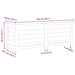 Kussenbox 150x50x56 cm massief vurenhout antracietkleurig