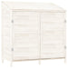 Tuinschuur 102x52x112 cm massief vurenhout wit