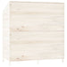 Tuinschuur 102x52x112 cm massief vurenhout wit