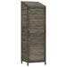 Tuinschuur 55x52x174,5 cm massief vurenhout antracietkleurig