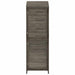 Tuinschuur 55x52x174,5 cm massief vurenhout antracietkleurig
