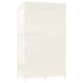 Tuinschuur 102x52x174,5 cm massief vurenhout wit