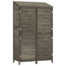 Tuinschuur 102x52x174,5 cm massief vurenhout antracietkleurig