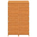 Tuinschuur 102x52x174,5 cm massief vurenhout bruin