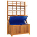 Opbergbox met latwerk 99x50x160 cm massief acaciahout