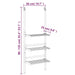Droogrek 3-laags hangend aluminium