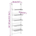 Droogrek 5-laags hangend aluminium