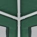 Partytent met 4 mesh zijwanden 3x3 m HDPE groen