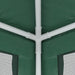 Partytent met 4 mesh zijwanden 3x4 m HDPE groen