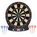 Dartbord elektrisch met darts polypropeen zwart