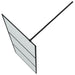 Inloopdouchewand 80x195 cm mat ESG-glas zwart