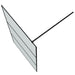 Inloopdouchewand 115x195 cm mat ESG-glas zwart