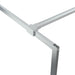 Inloopdouchewand 90x195 cm transparant ESG-glas zilverkleurig