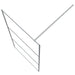 Inloopdouchewand 100x195 cm transparant ESG-glas zilverkleurig